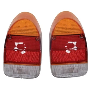 Tail Light Lenses, Euro Style, Pair - Compatible with VW Type-1 Bug 1971-1972 - Bild 1 von 1