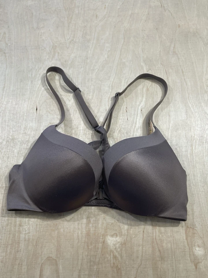 Victoria’s Secret Womens Push-up Racerback Front Closure Bra Sz 32A Brown - Image 1 of 4