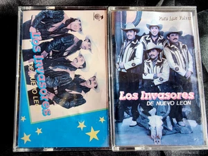 Los Invasores De Nuevo Leon "Para Que Volver" 2 Original Cassettes Fonovisa - Picture 1 of 12