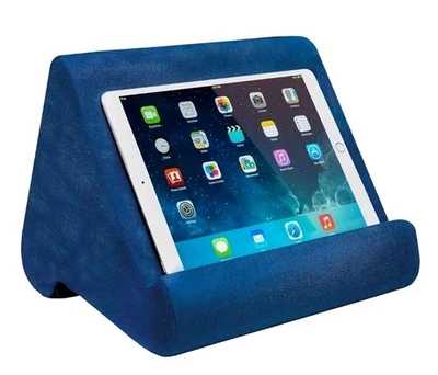 Ontel Pillow Pad Multi-Angle Soft Tablet Stand,  BLUE - Image 1 of 4