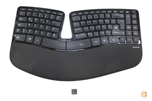 Microsoft Funk-Tastatur Keyboard Computertastatur Ergonomisch SIEHE TEXT/FOTO - Bild 1 von 2