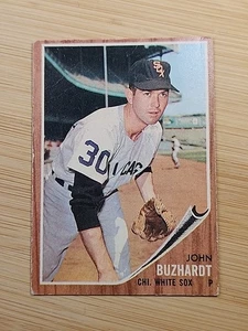 1962 Topps Set-Break #555 John Buzhardt VG-VGEX (Creased) - Picture 1 of 4