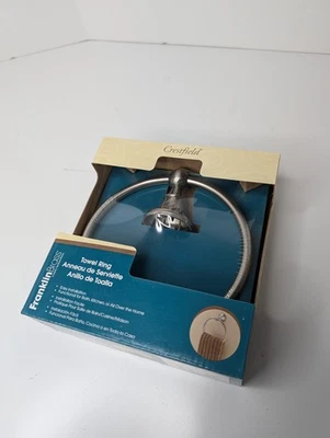 103310 Crestfield, Bath Hardware Accessory, Towel Ring, Satin Nickel - Image 1 of 4