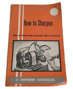 Vintage Sears Craftsman How To Sharpen Handbook #2924 1969 - Picture 1 of 6