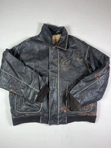 Vintage St John’s Bay Genuine Leather Jacket - Picture 1 of 8