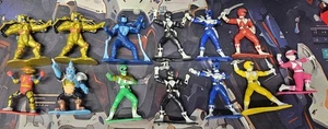 1993 Bandai Mighty Morphin Power Rangers Lot of 13 PVC 3" Mini Figures - Picture 1 of 9