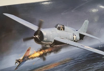 F4F-4 Wildcat 1-48 Academy 12355 caccia guerra mondiale modellino aereo militare - Immagine 1 di 2