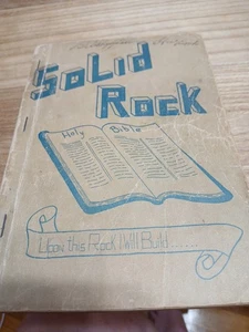 Solid Rock (1952/PB) Gospel Songbook Stamps-Baxter Music - Picture 1 of 3