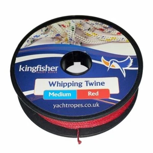 Kingfisher Medium Whipping Twine - 20m (65ft) : RED - Picture 1 of 1