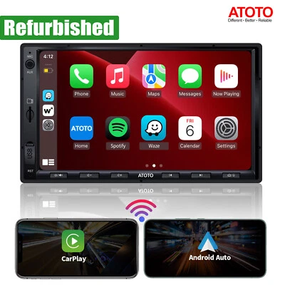 ATOTO 7 Zoll Autoradio GPS NAVI Wireless CarPlay & Android Auto 2 DIN Bluetooth - Bild 1 von 4