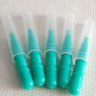 50X Zahn Kunststoff Interdentalbürste Zahnseide Zahnseide Kopf Mundhygiene blaugrün