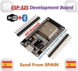 ESP32 Development Board WiFi+Bluetooth Dual Cores ESP-32 ESP-32S - Imagen 1 de 5
