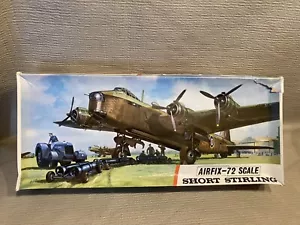 Vintage Airfix Short Stirling Model Red Stripe Box - 1/72 Scale - Open!! - Picture 1 of 14