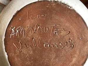 Vallauris Les Argonautes plat avec couvercle - Picture 1 of 16