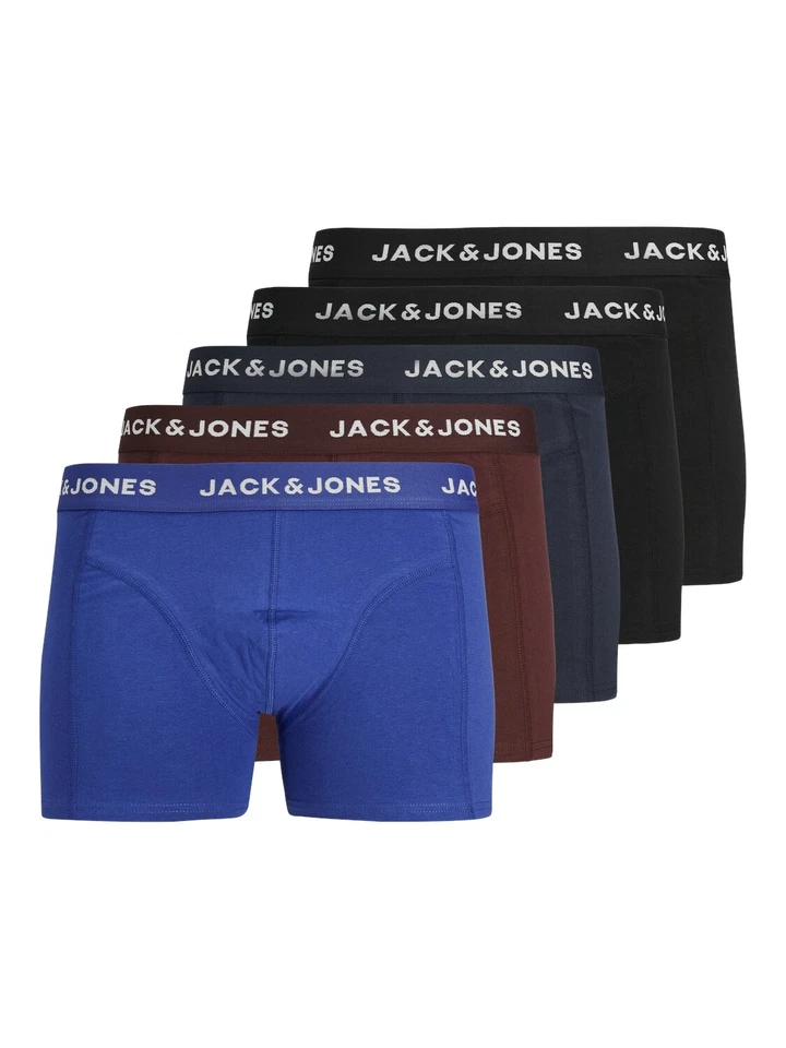 JACK&JONES Bóxer Hombre Jacblack Viernes Boxer 5er Paquete S M L XL - Imagen 1 de 1