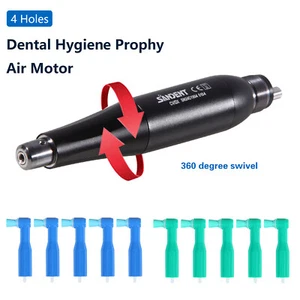 Manipolo per igiene dentale girevole a 360°Motore ad aria 4 fori 4:1 Cono nasale - Imagen 1 de 45