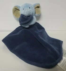 Carter's Navy Blue hug Elephant Rattle Security Blanket Lovey - Imagen 1 de 10