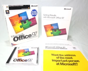 Microsoft Office 97 Professional Edition Word Excel Access Powerpoint Outlook - Bild 1 von 14