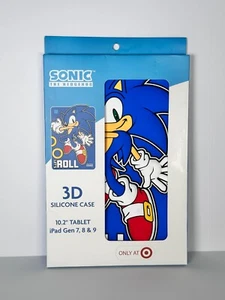 Sonic The Hedgehog iPad 10.2" Gen 7, 8 & 9 Silicone 3D Case Blue - Picture 1 of 1