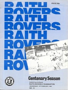 Raith Rovers v Dumbarton Scottish Cup 3rd Round 1st February 1984 - Picture 1 of 9