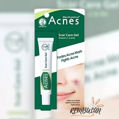 MENTHOLATUM ACNES Acne Scar Care Fights Fades Acne Mark Gel 18g [ EXP : 2027 ] Foto 1 de 4