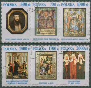 Polen 1991 Nationalmuseum Krakau Gemälde Miniaturen 3306/11 gestempelt - Bild 1 von 1