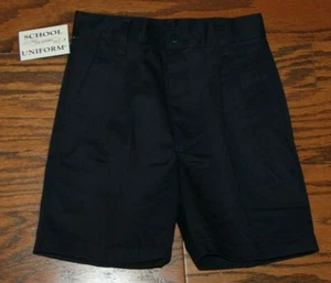 Boy's navy blue Pleated School Uniform Shorts Size 12 - Picture 1 of 3