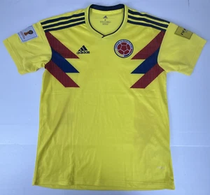 Colombia 2018 World Cup Home Shirt Kit Men’s Medium - Picture 1 of 13