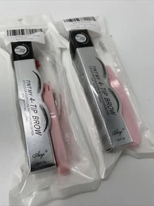 Pluma de cejas líquida TINT MY 4-TIP CEJAS impermeable punta de horquilla de microblading #2 MARRÓN OSCURO - Imagen 1 de 5
