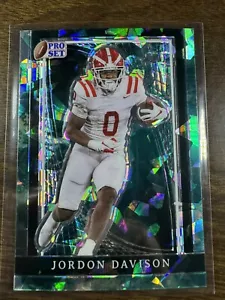 2024 Pro Set Metal Crystal Water #79 Jordon Davison 1/1 RC Rookie SSP - Picture 1 of 2