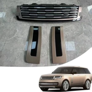 Barra de parrilla de malla de ventilación lateral de rejilla delantera 3 piezas apta para Range Rover SV 2023 2024 - Imagen 1 de 6