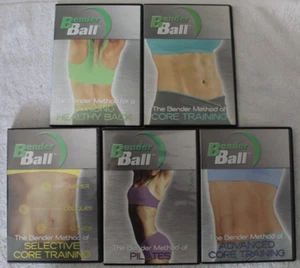 5 Bender Ball Workout DVD lot Pilates strong healthy back advanced core training - Imagen 1 de 7