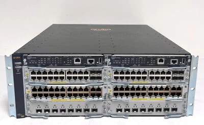 HPE Aruba 5406R zl2 24x 10Gbit SFP+ 80x 1Gbit PoE 8x 10GBASE-T PoE+ Switch - Image 1 of 2