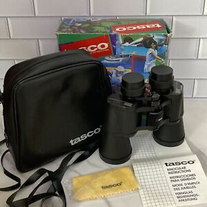 Tasco Binoculars 10x50mm Zip Focus 2023BRZ Wide Angle 122m/1000m Coated + Bag