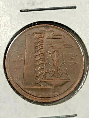 1977 Singapore One Cent Foreign Coin #332 - Image 1 of 2