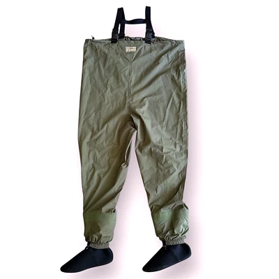 LL Bean Pecho Vadeadores Para Hombre XL Neopreno Poliéster Verde Impermeable Pesca con Mosca Foto 1 de 4