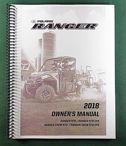 2018 Polaris Ranger 500 Owner's Manual: Full Color & Protective Covers! - Picture 1 of 1