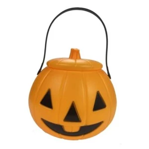 Pumpkin Lights with Sound Effects, Laughing Scary Noise Led Pumpkin Lantern, - Picture 1 of 7