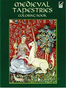 Mittelalterliche Wandteppiche Malbuch von Marty Noble (2004, Dover) pb, Neu - Bild 1 von 4