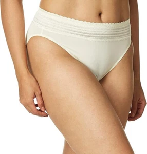 Warner's Women's No Pinching No Problems Lace Hi Cut Brief Panty - Picture 1 of 7