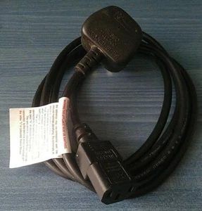 UK IEC geformtes Netzkabel - Bild 1 von 6