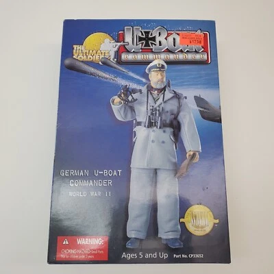 ULTIMATE SOLDIER ALEMÁN SUBMARINO COMANDANTE CP33652 SEGUNDA GUERRA MUNDIAL ESCALA 1/6 2001 E100 Foto 1 de 4