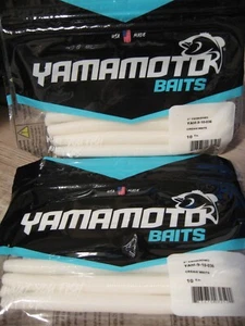 20 Yamamoto Fishing Baits 5" Senko Worms 9-10-036 Cream White Color - Picture 1 of 4