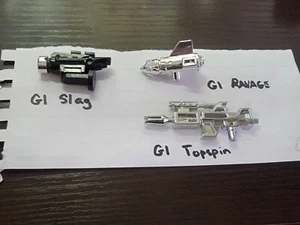 Vintage G1 * 1984 * * TRANSFORMERS PART LOT * SLAG, TOPSPIN, RAVAGE * - Picture 1 of 7