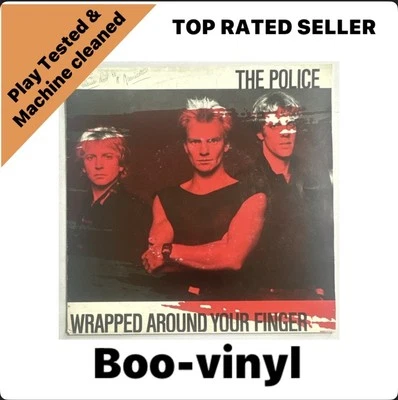 The Police - Wrapped Around Your Finger  ~ Dutch Issue 7" Vinyl Record  EX / VG - Image 1 of 4