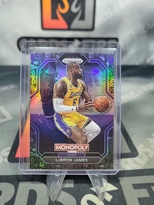 Lebron James 2022-23 Panini Monopoly #PS7 Black Icons Prizm Los Angeles Lakers - Imagen 1 de 2