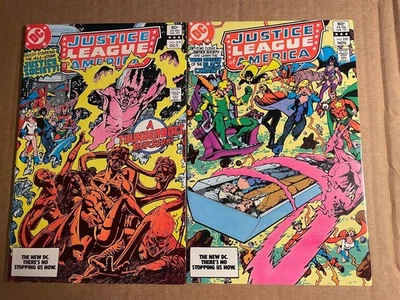 Justice League of America #219, 220: DC Comics (1983) F - JSA, Justice Society - Image 1 of 2