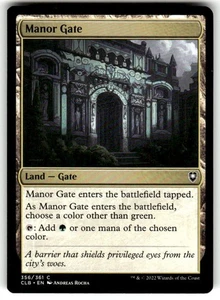 Manor Gate Commander Legends: Battle for Baldur's Gate Regular MTG - Picture 1 of 2