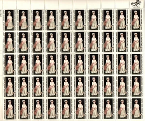 US Stamps # 1273  5 cent John S Copley Sheet of 50 MHN - Picture 1 of 1