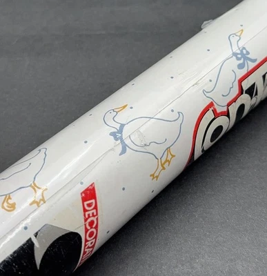 Vintage 90s Rubbermaid JUMBO ROLL Adhesive Contact Paper Shelf Liner Geese NEW - Image 1 of 4